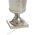 7" X 5.5" METAL ABBOT URN SILVER