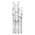 11-LITE GLASS CANDLE HOLDER STAND CLEAR