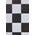 54" X 108" CHECKERED TABLE COVER BLACK/WHITE