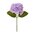 19" Hydrangea - 7" Bloom W/2 Leaves - Lavender