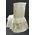 36" EMBOSSED CHAIR COVER IVORY