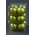 40MM SHINY & MATTE PLASTIC BALL ORNAMENT APPLE GREEN PKG/12