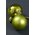 40MM SHINY & MATTE PLASTIC BALL ORNAMENT APPLE GREEN PKG/12