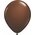 11" ROUND FASHION LATEX BALLOON CHOCOLATE BROWN PKG/100