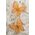 2.25" WIRED DECORATED BUTTERFLY ORANGE PKG/20