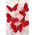 3" BUTTERFLY RED PKG/12