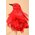 10" BIRD W/CLIP RED