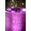 6" FROSTED MERCURY GLASS CANDLE HOLDER PURPLE