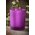 3" FROSTED MERCURY GLASS CANDLE HOLDER PURPLE PKG/6