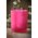 3" FROSTED MERCURY GLASS CANDLE HOLDER FUCHSIA PKG/6