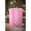 3" FROSTED MERCURY GLASS CANDLE HOLDER PINK PKG/6