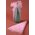 28" ROUND ORGANZA WINE BOTTLE WRAP PINK PKG/6