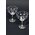4.5" PLASTIC CHAMPAGNE GOBLETS SILVER/CLEAR PKG/12