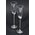 9" PLASTIC CHAMPAGNE GOBLETS SILVER/CLEAR PKG/12