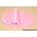 9" ROUND ORGANZA CIRCLE W/SCALLOPED EDGE PINK PKG/50