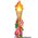 JOINTED FLORAL TIKI TORCH