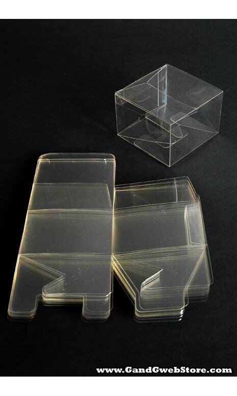 150 PCS 3x3x6 Clear Plastic PVC Boxes for Party Favor Wedding, retail  products packaging