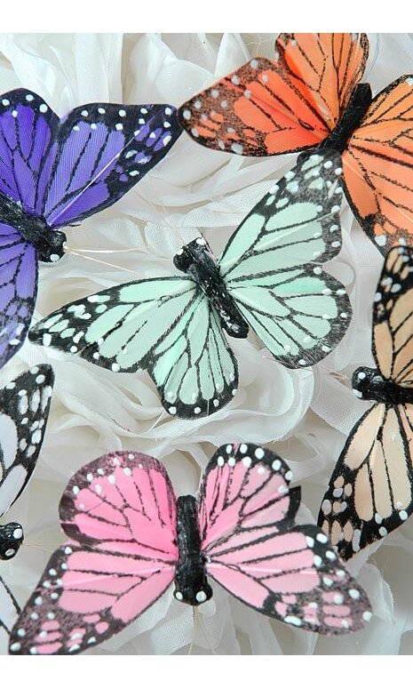 3 Butterfly Monarch Pkg/12