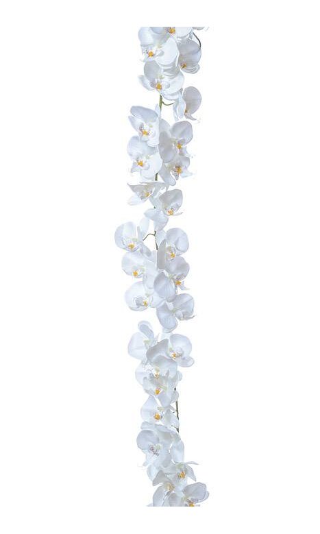 52 Orchid Garland White