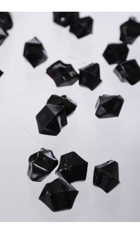 Small Acrylic Cubes Black Pkg/1lb 