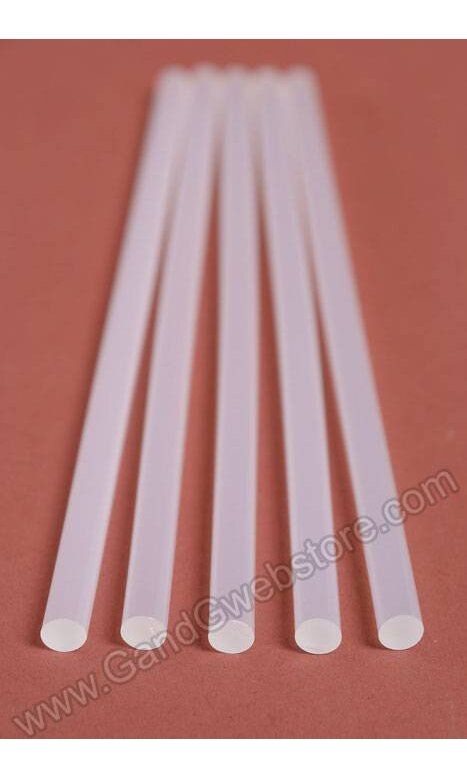 Translucent Mini Glue Sticks-.27X4 15/Pkg Assorted Colors