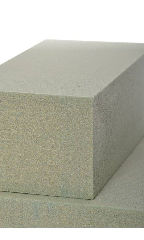 7.8 X 3.8 X 2.8 Dry Foam Block Green Pkg/20