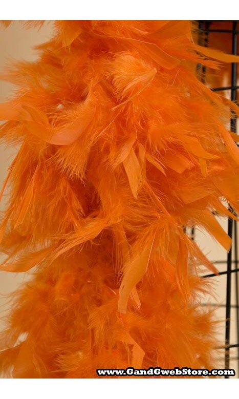 72 Feather Boas (60gm) Orange