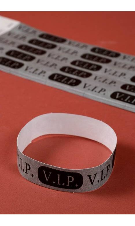 100Pcs VIP Waterproof Disposable Events Wristbands/Non-woven Fabric Bracelet  synthetic paper identification wrist | Shopee Philippines