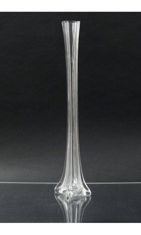 overdrivelse Sow At lyve 20" Eiffel Tower Glass Vase Clear - Gandgwebstore.com