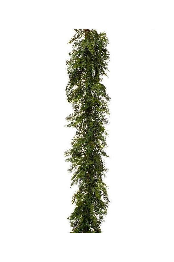 6 FT CEDAR/PINE GARLAND GREEN TWO TONES