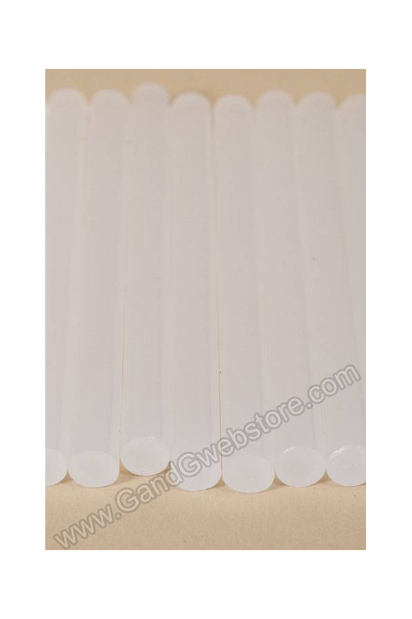7.4MM X 4" SILICONE MINI GLUE STICK CLEAR PKG/4.5LB