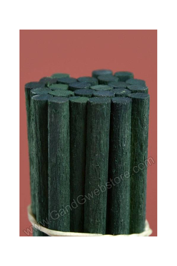 24" PLANT WOODEN STAKES GREEN PKG/25