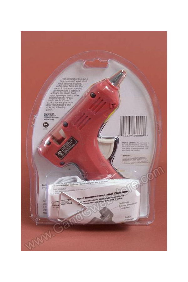 5.5" MINI HOT GLUE GUN RED