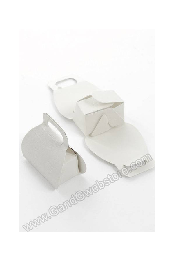 2.5" X 1.25" FAVOR BOX WHITE PKG/12