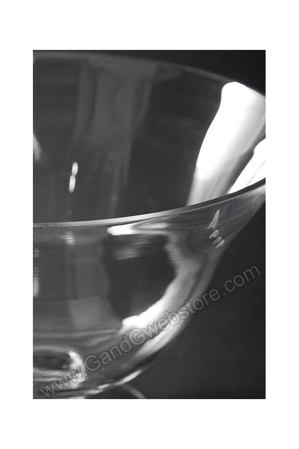 4.25" X 9" X 6.25" GLASS BOWL CLEAR