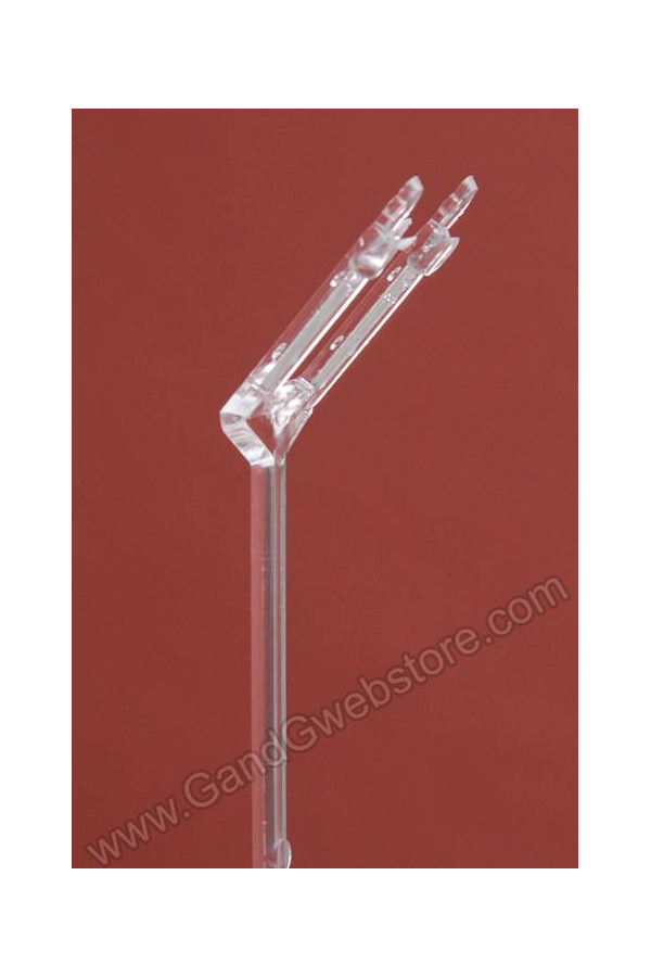 18" PLASTIC CANDLELITE CARDETTE HOLDER CLEAR PKG/100
