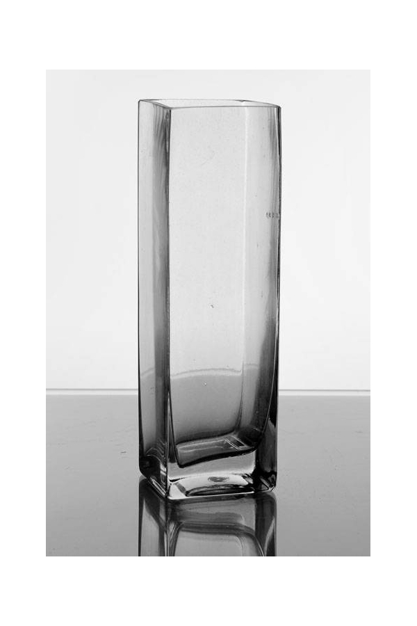 2.5" X 2.5" X 8" SQUARE VASE CLEAR