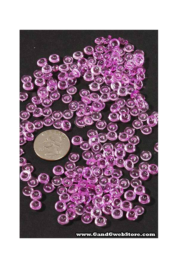 MINI PLASTIC PEBBLES PURPLE PKG/1LB