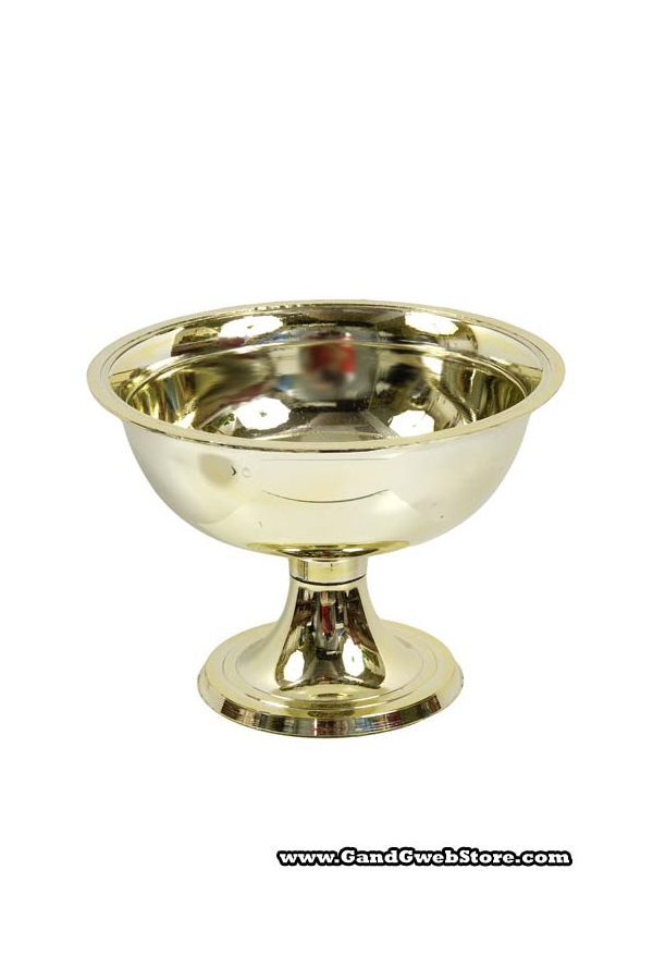 5" COMPOTE GOLD PKG/6