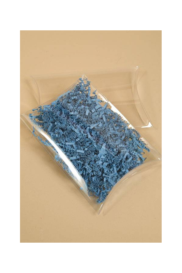 6.75" X 5.5" X 1.5" PARTY PILLOW FAVOR BOX CLEAR PKG/12