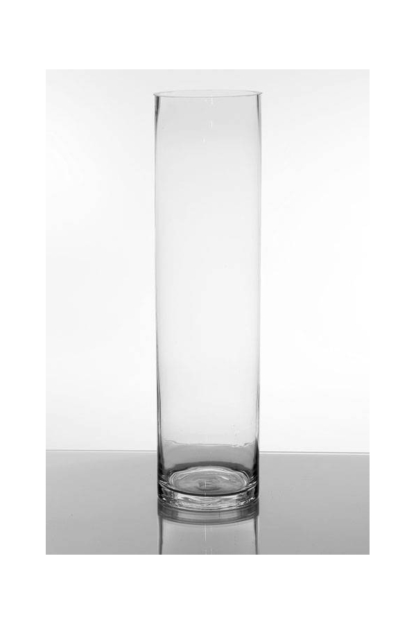 5" X 20" CYLINDER VASE CLEAR