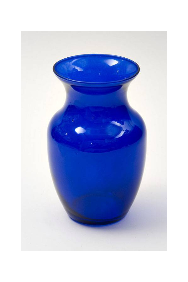 8" ROSE VASE COBALT BLUE